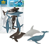 Wild Republic Polybag Whales & Dolphin 7pcs Figures - Colorland Toys